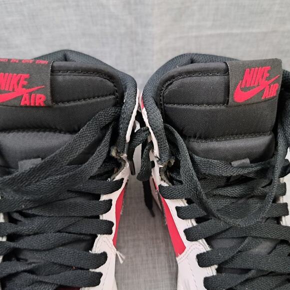 Nike Air Jordan 1 Mid GS size 4.5y 4.5 575441-123 RARE vi Carmine 2014 - Picture 7 of 15